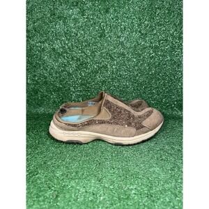 Easy Spirit Shoes Women Size 8 Traveltime Brown Casual Slip On Mule Clogs Suede